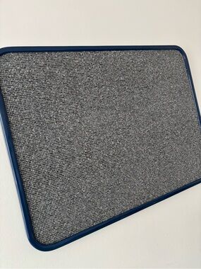 Vintage memo board 80s push pin style Eldon   Wall hanging memo board